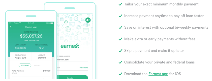 Earnest Member Benefits And Features 