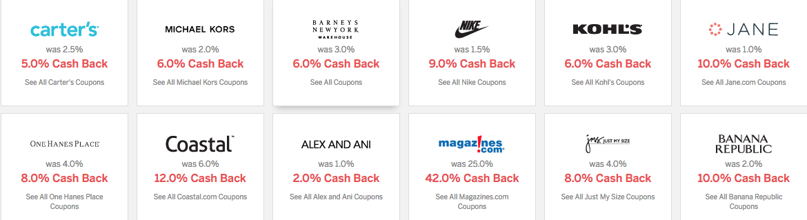 Stores That Ebates Works With