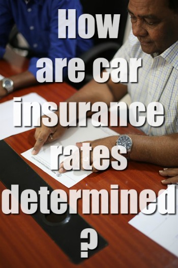 How are car insurance rates determined?