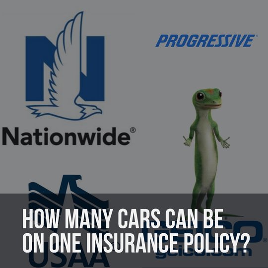 How many cars can be on one insurance policy?